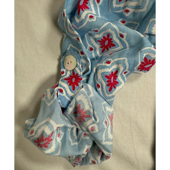 Zara Printed Tunic‎ Dress Size Small Blue Pink NWT - Picture 9 of 15